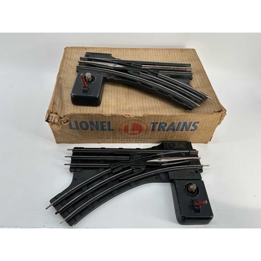Lionel PAIR Manual 042 Right & Left Hand SWITCHES Turnouts  TESTED